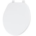 Templeton Round Plastic Toilet Seat; White TE107471